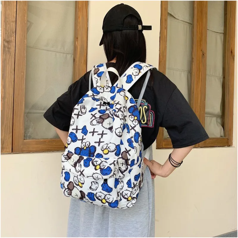 2019 Осенняя сумка оригинальное печатание оба плеча посылка для мужчин и женщин