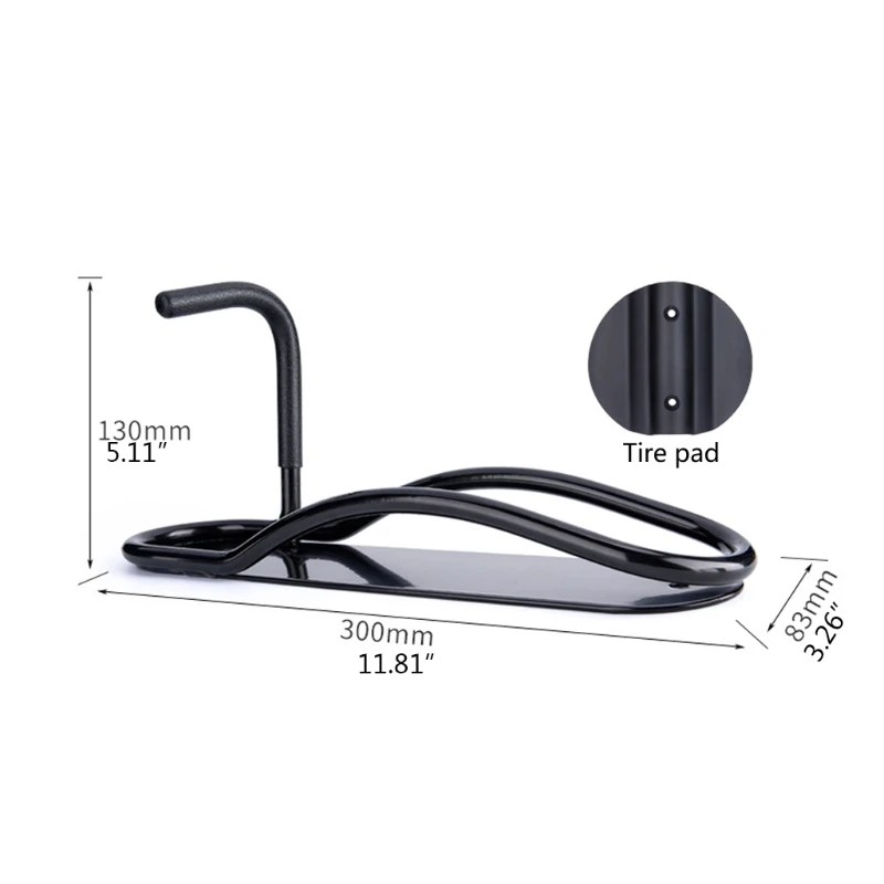 

Q22F Horizontal Wall Mount for Bike Indoor Storage - Safe and Secure Mount, Bike Hook