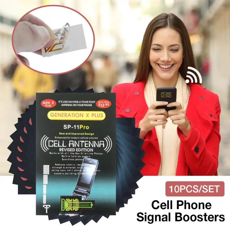 10 шт. сотовый телефон усиление сигнала стикеры сети усилитель GEN X / SP11 Pro на