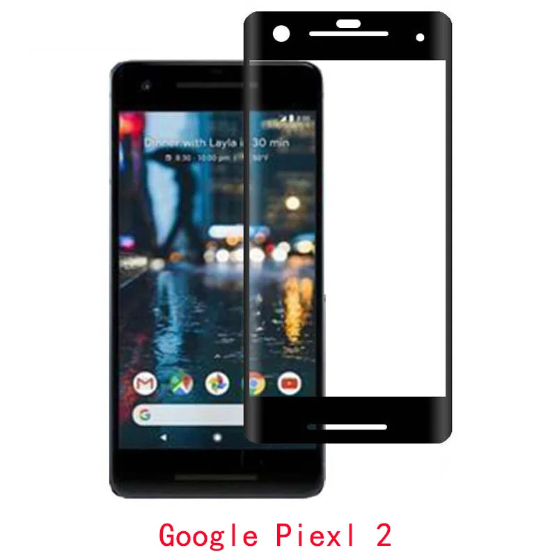 3D изогнутое 9H закаленное стекло для Google Pixel 2 2XL 3 3XL HD защита экрана Защитная пленка