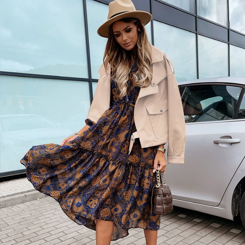 Spring Autumn New Female Casual Outwear Black Beige Ladies Solid with Belt Zipper Biker Coat Women Slim Handsome Jacket