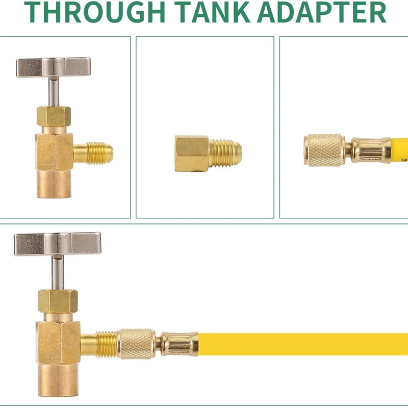 R134A быстрый соединитель соединителя адаптера фреон зарядки хладагента комплект