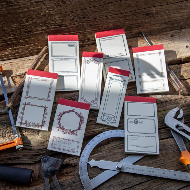 Рамка для образцов венка заметок крафтовой бумаги журнала карточка планировщика