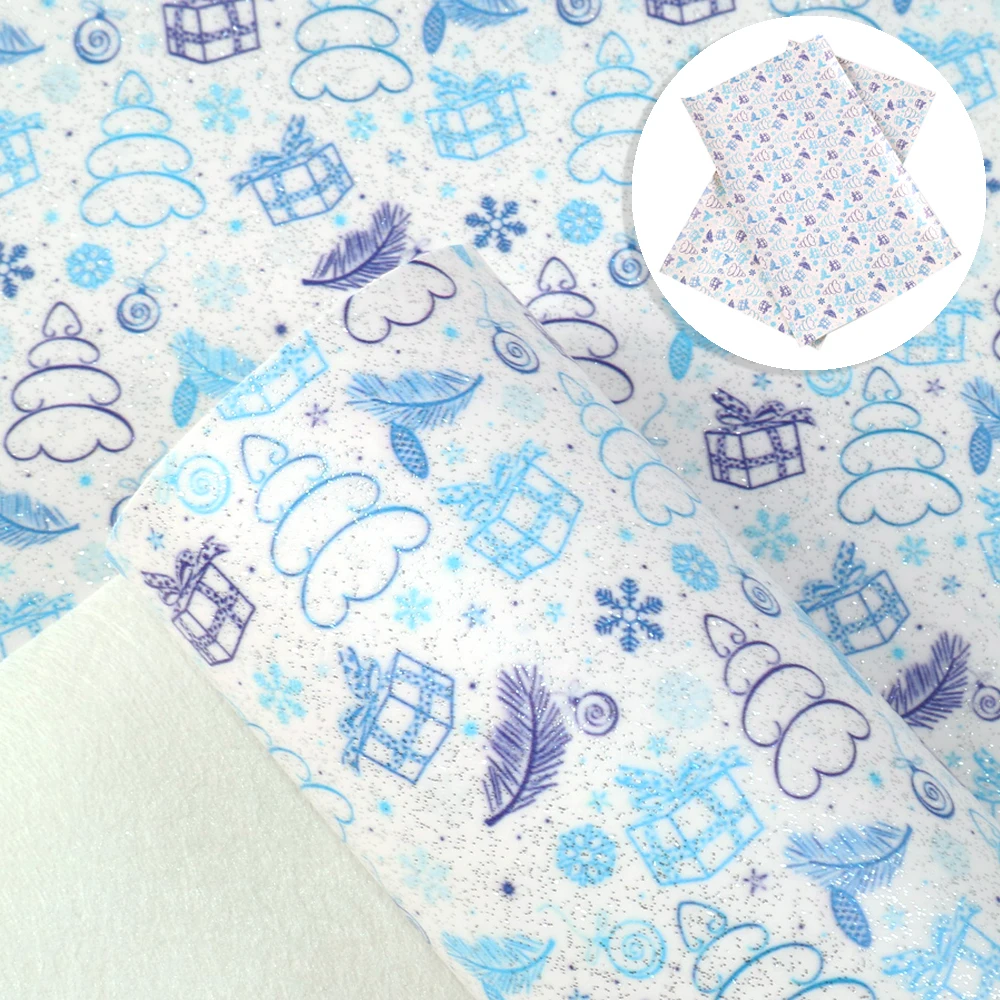 David accessories 20*33cm мультяшная печатная искусственная кожа ткань DIY луки эко простыни