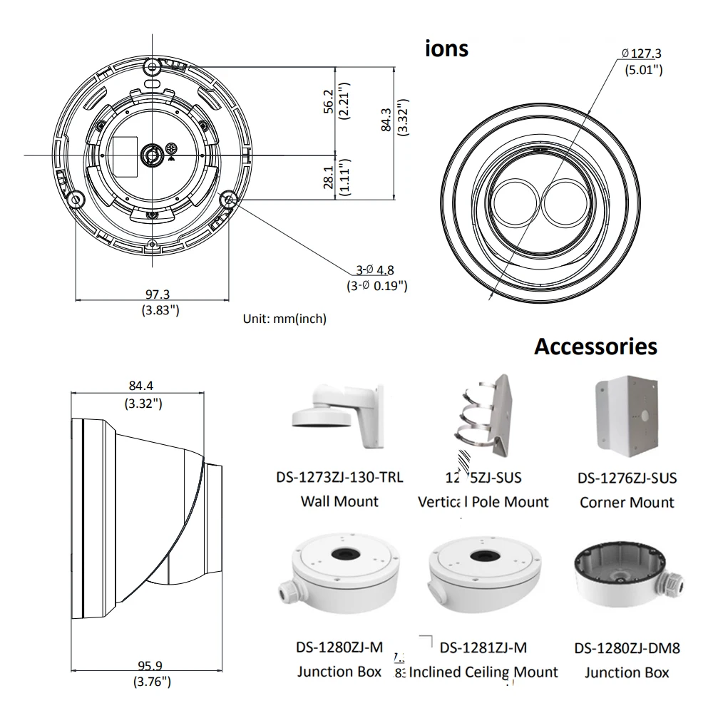 Hikvision 6MP OEM IPC от DS 2CD2363G0 I H.265 распознавание лица сетевая башня IP камера CCTV