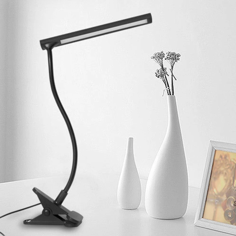 

LED Eye Protection Dimmable Reading Lamp With USB Charging Port For Living Room Bedroom Dormitory Office
