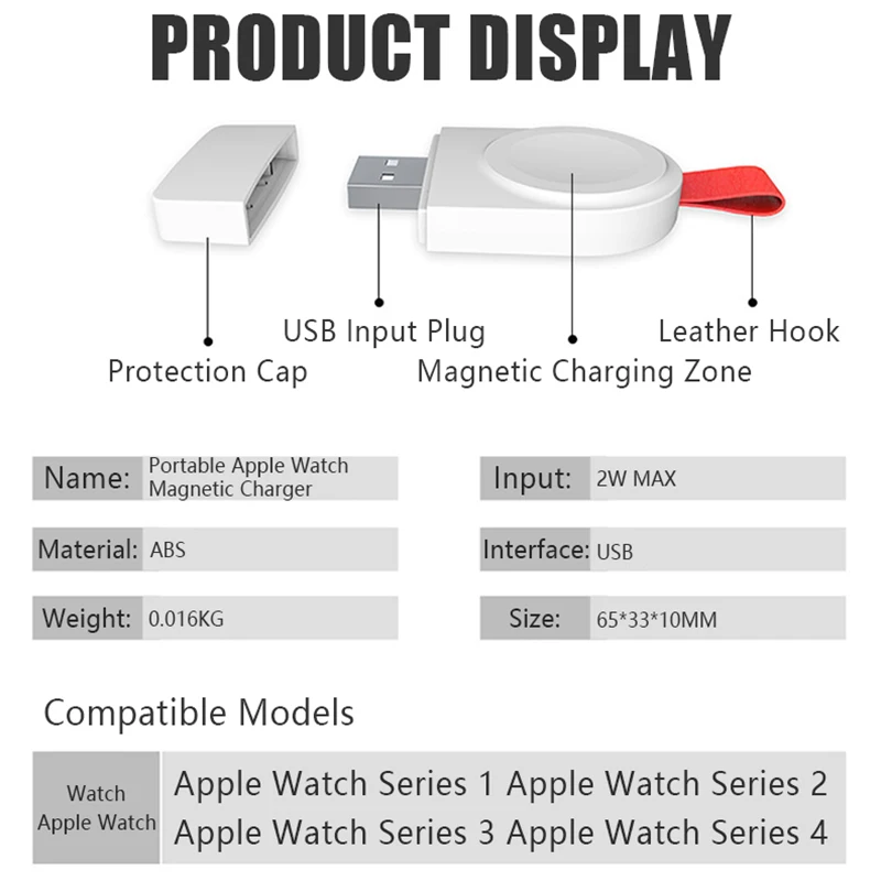 Беспроводное зарядное устройство новое магнитное портативное USB-устройство для