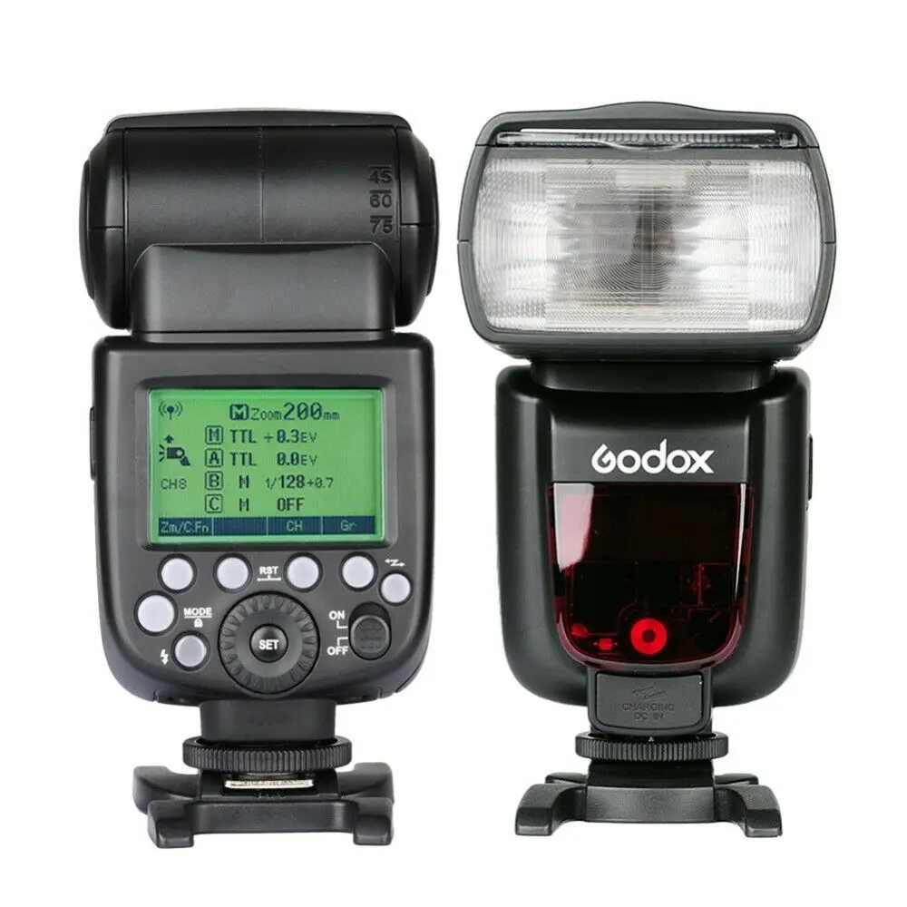 Вспышка Godox V860II GN60 i-TTL HSS 1/8000s Speedlite с литий-ионным аккумулятором + передатчик Xpro для