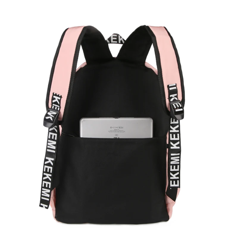 Женские рюкзаки с милым котом и буквенным принтом Холщовый Рюкзак школьные сумки