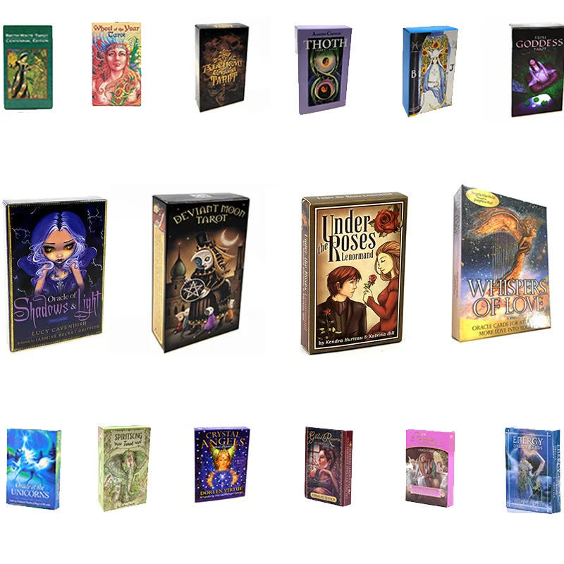 

Smith Rider Waite Tarot Cards, Energy Oracles and Guidbook Deck Party Playing games Fate Divination Cards game board game