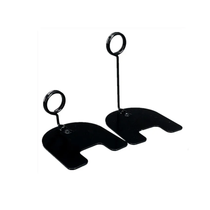Metal POP Clips Holders Stand for Price Tag Paper Sign Label Card Display Promotions in Black Retail Stores 20pcs