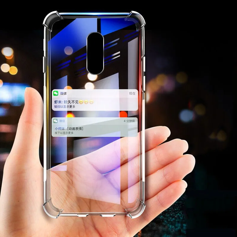 Ударопрочный чехол KEYSION для Oneplus 7T Pro воздушная подушка прозрачный мягкий