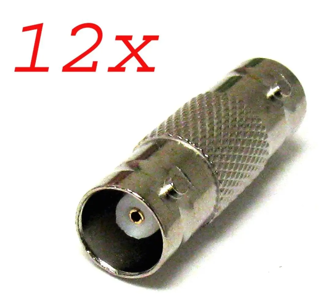 

12 шт., коаксиальный разъем BNC RG59 CCTV