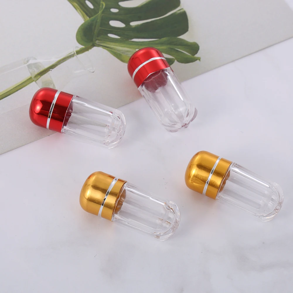 5 шт. мини красочные пустые прозрачные коробки пилюльки Портативный