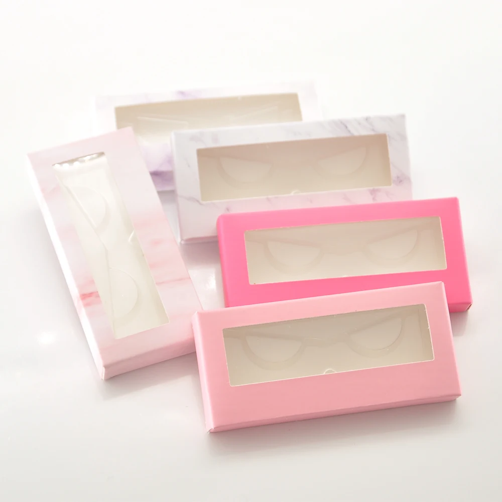 wholesale paper eyelash packaging box lashes boxes custom logo faux cils 3d mink eyelashes case makeup bulk vendors | Красота и