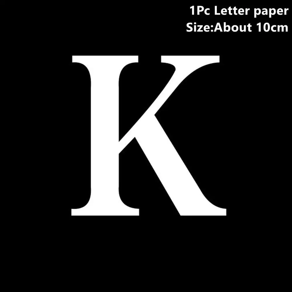 Paper Letter K Taoup детская прозрачная коробка для хранения воздушных шаров с днем рождения принадлежности для детского душа сувениры бумажная картонная коробка подарочная упаковка - Цвет: Paper Letter K