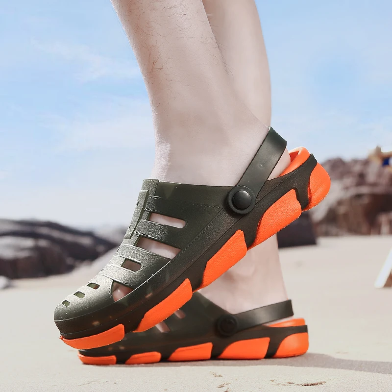 Мужские Пляжные шлепанцы для сада и пляжа Классические сандалии плавания