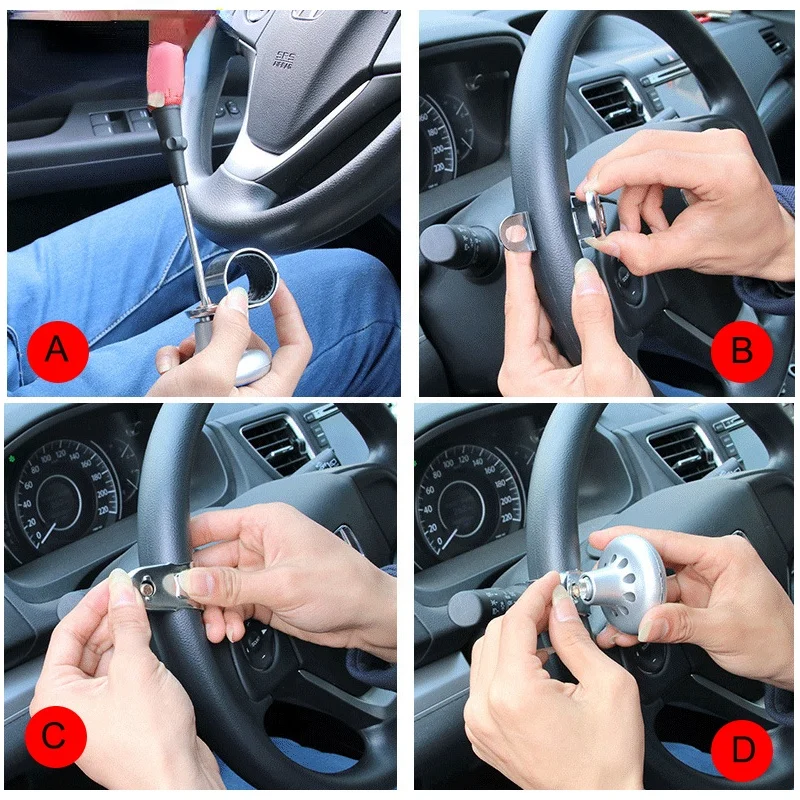 Автомобильный Универсальный руль руля Спиннер ручка питания шарик ручное