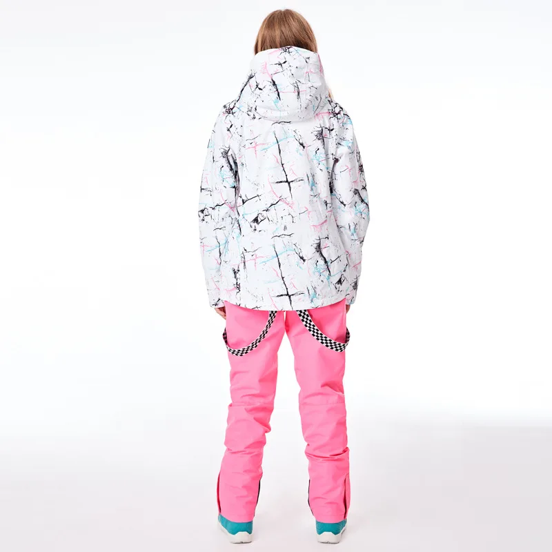 Зимняя куртка 2020 женские комбинезоны теплый лыжный костюм для сноуборда Женская