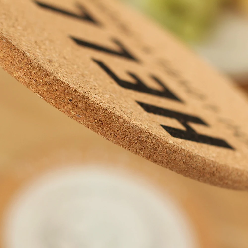 Круглая пробка в скандинавском стиле 2020 подставки для кружек утолщенные коврики