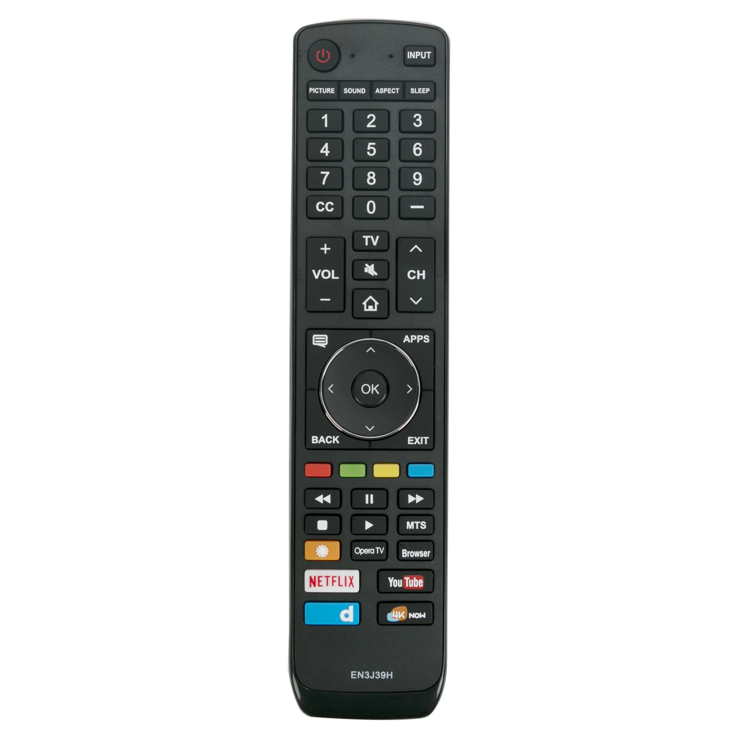 Новый пульт дистанционного управления EN3J39H для HISENSE TV Netflix YouTube 4K Now D Key 49H6E 60H6E 49H6E1