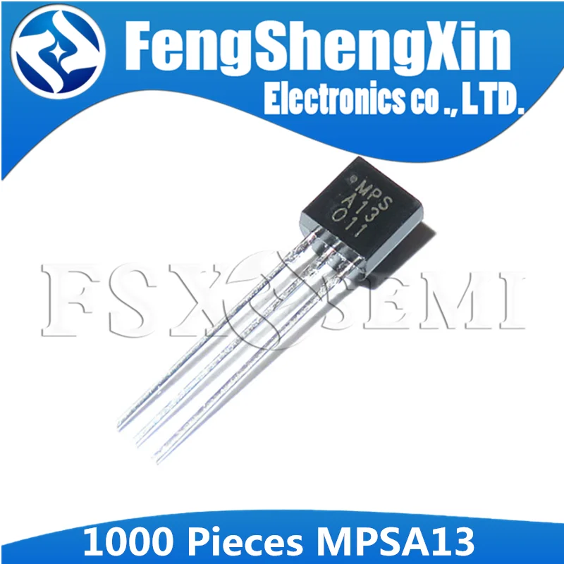 

1000PCS MPSA13 TO92 A13 TO-92 Darlington Transistors NPN Silicon