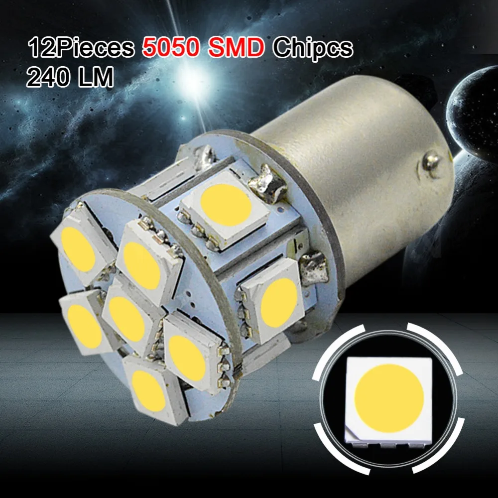 1 шт. 6 в/12 V/24 V 4300 К 5050 светодиодный двойной контакт BA15D 1142 мотоцикла Лодка Караван автомобильный обратный резервный задний стоп-сигнал светильник лампочка