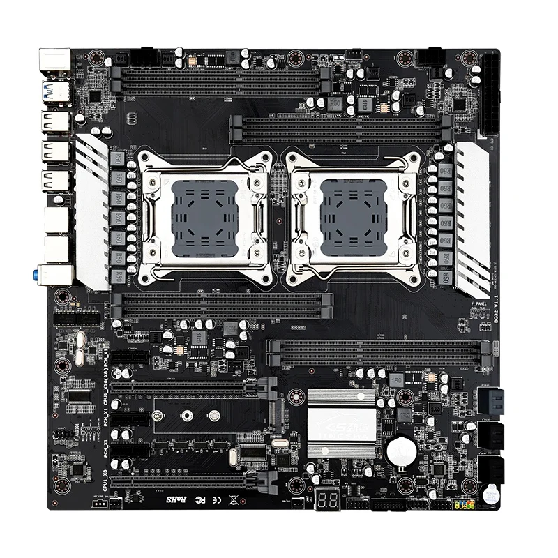 PPYY JINGSHA X79 S8 E ATX двойной Процессор LGA2011 материнская плата Поддержка для