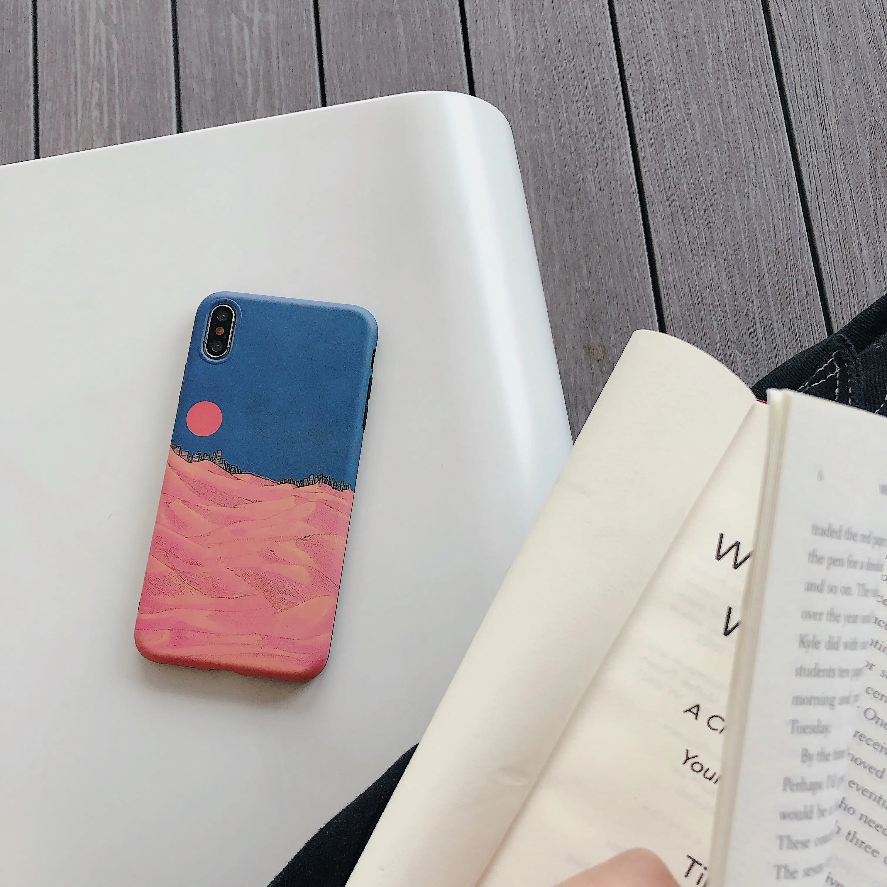 Закат пустыни город картина из песка жесткий чехол для xiaomi MI9 MI9SE MI8 MI8SE MI8Lite Redmi Note 7