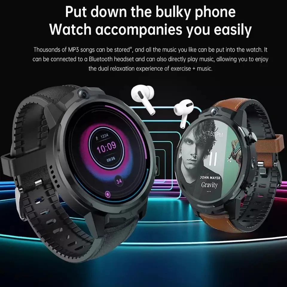 Новый продукт 4G Смарт-часы Android 7 1 LTE 3G 32 ГБ 5 м двойная камера 6 дюйма Face ID с таймером