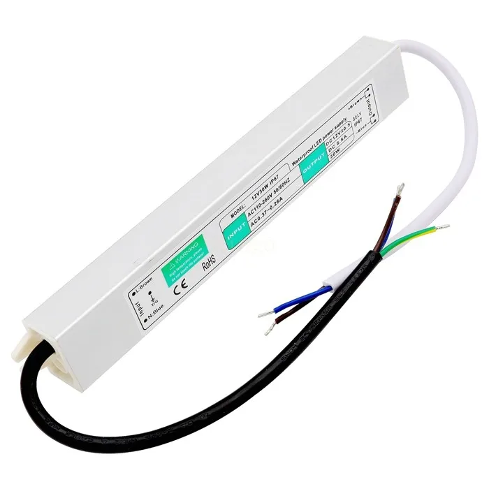 Светодиодный драйвер водонепроницаемый IP67 от 220 В переменного тока до 12