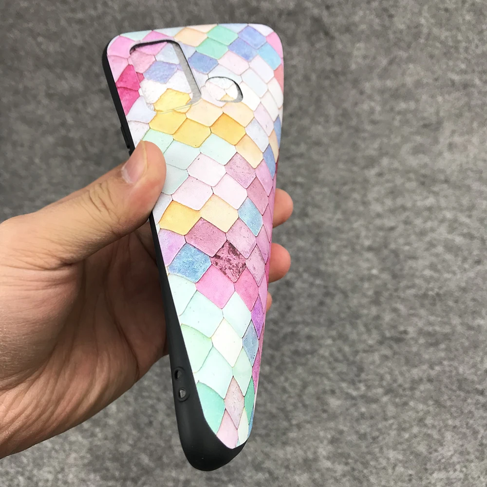 Блестящий чехол для TCL T-Mobile Revvl телефона оригинальный роскошный черный из ТПУ с