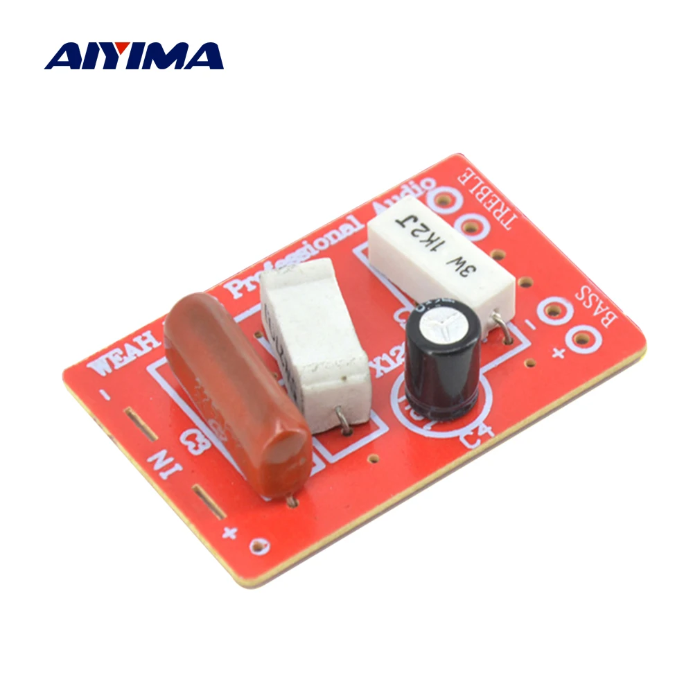 AIYIMA 1 шт. 80 Вт пересечение динамика делитель частоты высоких басов двухсторонний