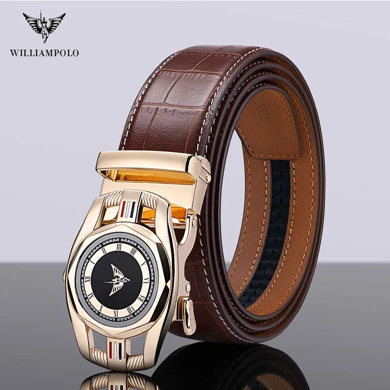 

New high-end brand belt men's leather automatic buckle fashion business belt casual all-match young and middle-aged trouser belt