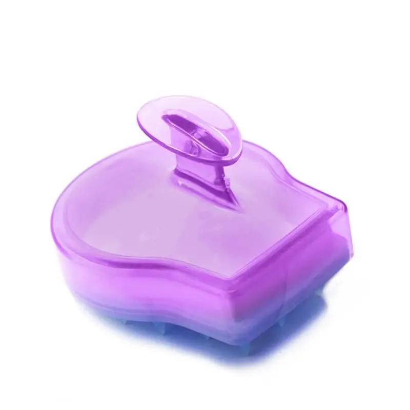 

4pcs Practical Reusable Lightweight Professional Silicone Hair Brush Scalp Massager Girls Men Women