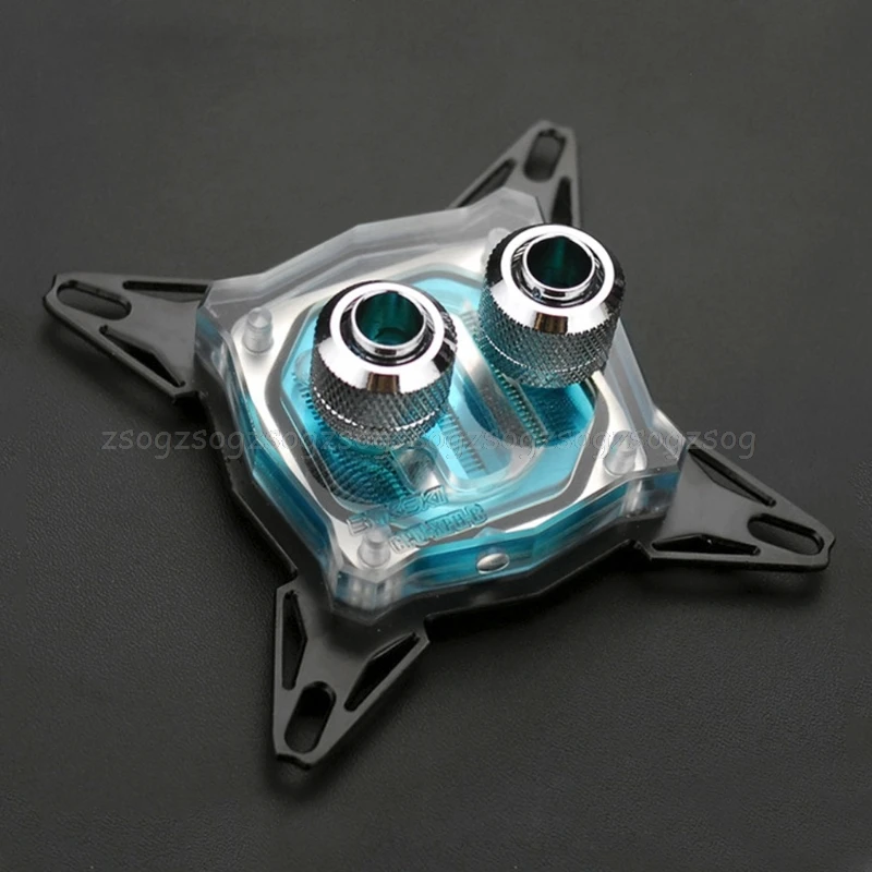 Блок водяного охлаждения ПК с внутренним каналом G1/4 &quot для процессора Intel