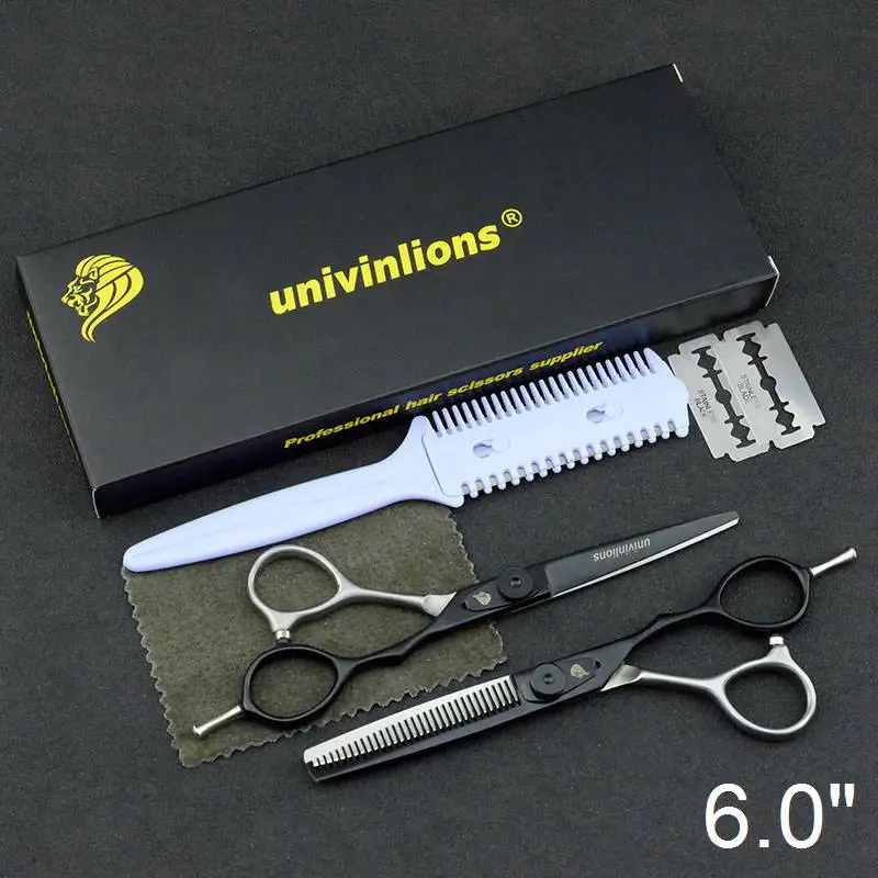 Набор филировочных ножниц для стрижки волос 6 дюймов японские парикмахерские