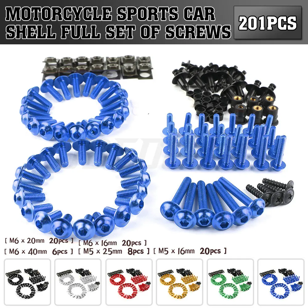 

for Yamaha TMAX530 YZF R125 R15 R25R 125 15 25 Motorcycle Accessories Nut Kit Fastener Clips Screws