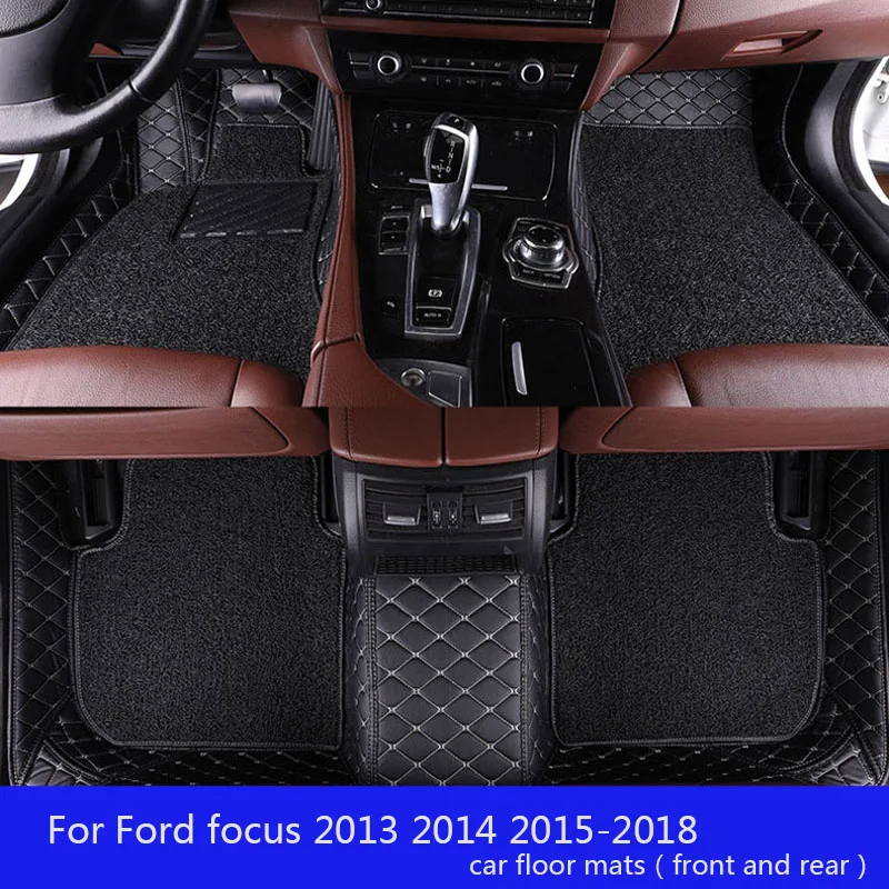 Автомобильные коврики для Ford focus 2013 2014 2015 2016 2017 2018 Shenlao интерьер автомобиля