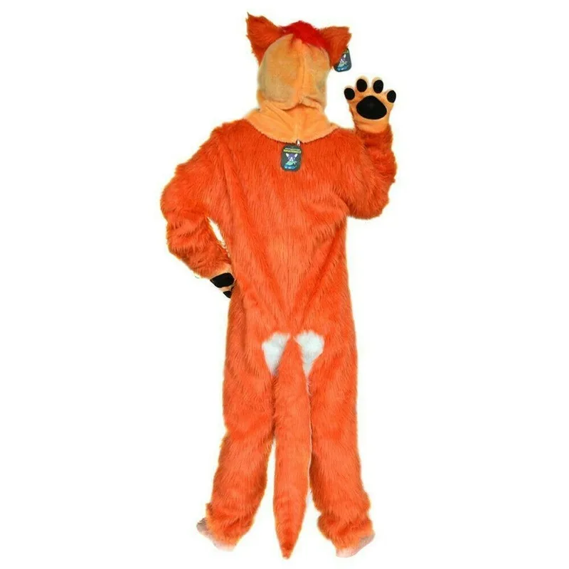 Маскарадный костюм с изображением лисы собаки Хаски меховые костюмы маска для