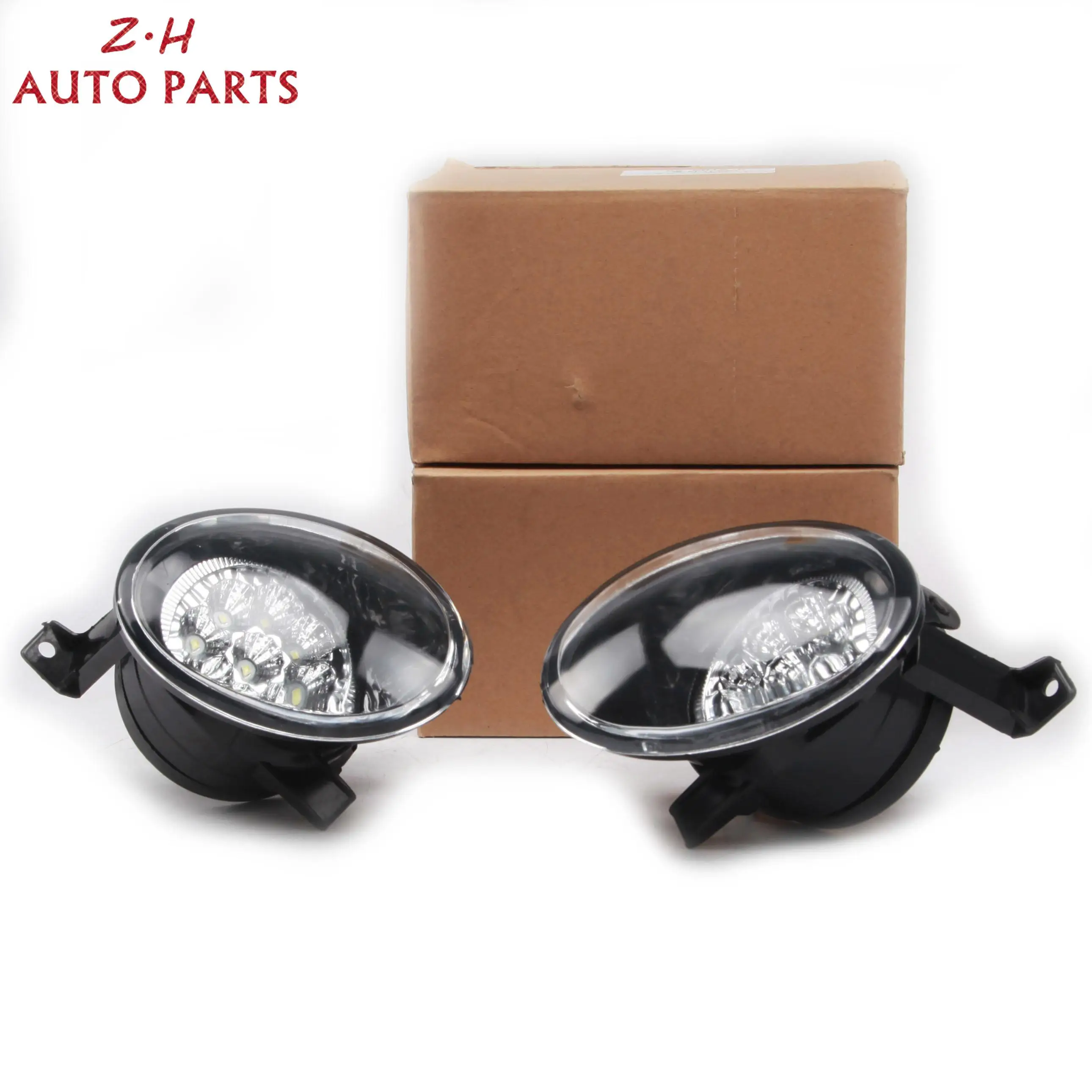 

For VW Golf Jetta MK6 Golf Plus Tiguan Beetle Eos LED Fog Light Fog Lamp Assembly 5K0 941 699 5K0 941 700 ABS Housing PC Lens