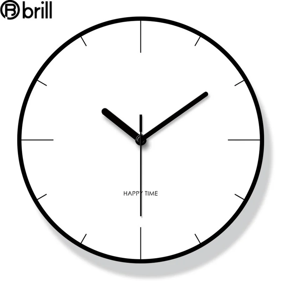 

Creative Nordic Wall Clock Modern Design Kitchen Large Clocks Wall Home Decor Silent Living Room Decoration Simple Wall Watch