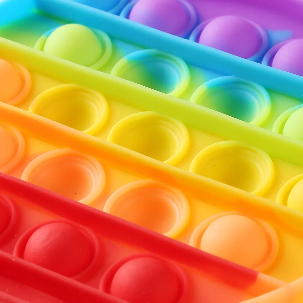 

Autism Push Bubble POP It Fidget Toy Autism Needs Squeeze Stress Reliever for Adult Child Funny Anti Stress POP It Sensory