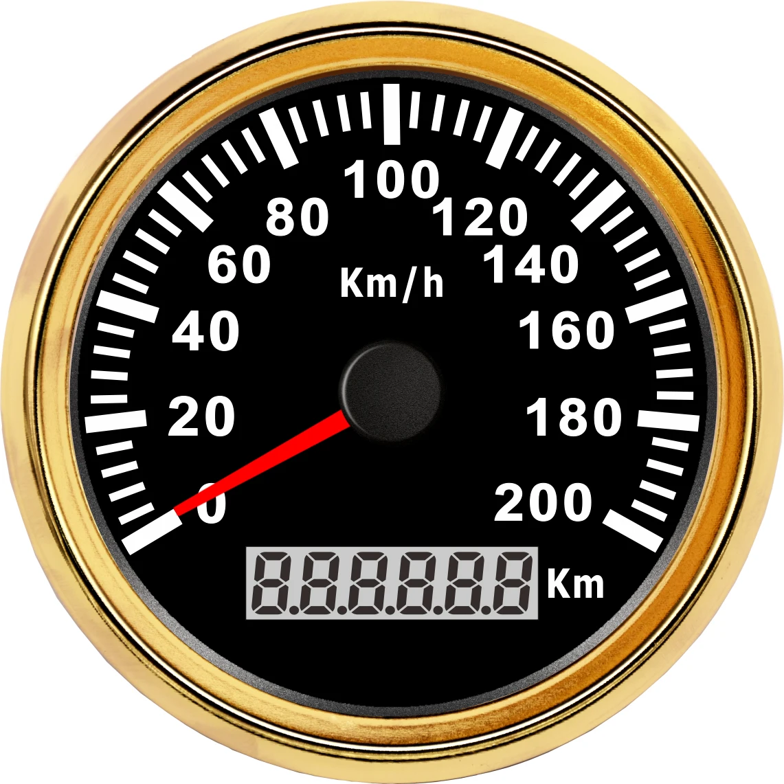 900-00083 200kmh 85 мм gps Спидометр Водонепроницаемый gps манометр лодка 120Kmh/200kmh цифровой одометр 12 В 24 В для автомобиль Лодка Грузовик спидометр - Цвет: 900-00083 200kmh