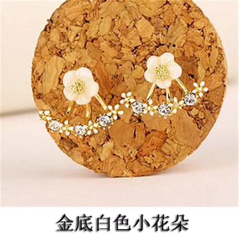 Милые романтичные серьги в корейском стиле женские висячие с маленькими