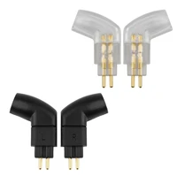 0 78mm earphone pins 90 degree plugs for w4r ue18 um3xrc diy connector hifi headphone 0 78mm audio jacks splice adapters