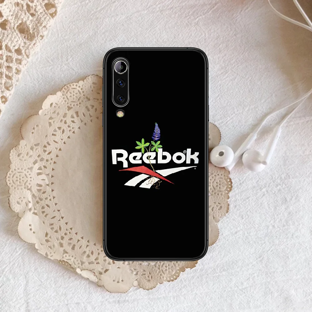 

Sport Brand R-Reeboks Phone Case Cover Hull For Xiaomi Mi 8 9 10 T note 10 Lite Pro 5G A pocox 2 3 black Bumper Fashion Coque