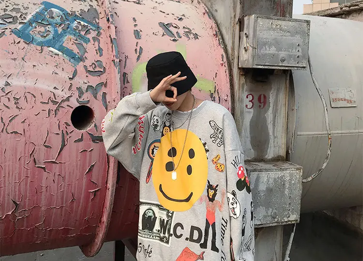 Kanye в стиле хип-хоп граффити плюс бархатная толстовка с капюшоном уличная