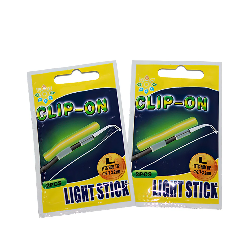 10PCS(5bags) Fishing Glow Sticks Luminous Fishing Fluorescent Night Fishing Lighting Stick Clip On Dark Glow Stick S M L XL