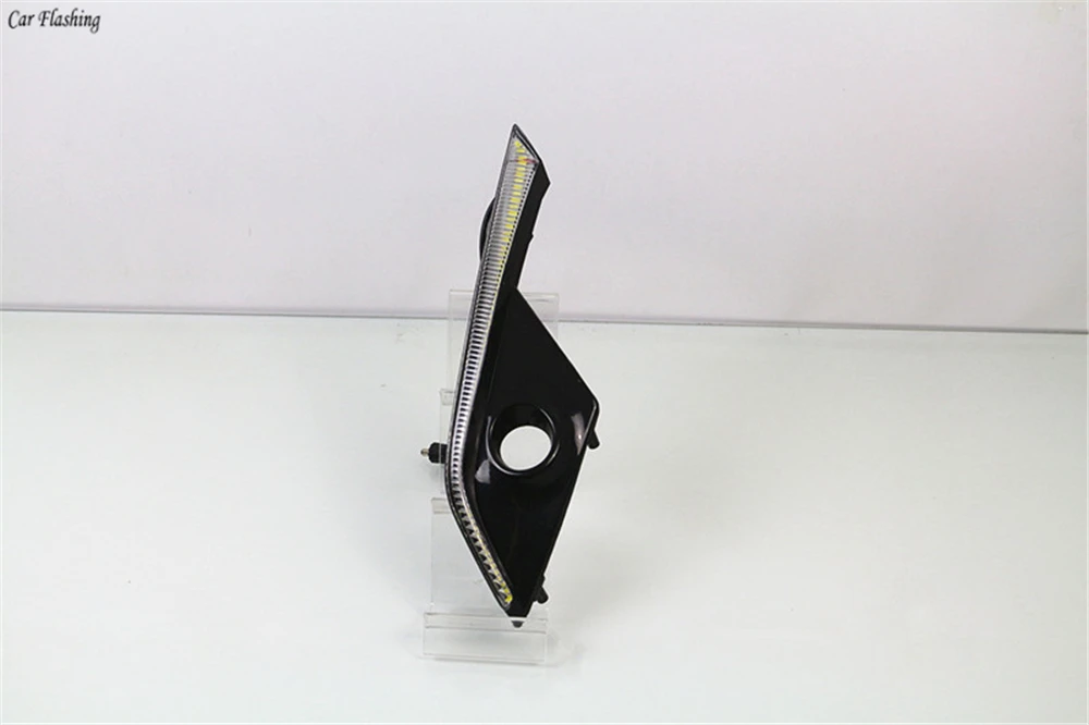 Автомобильный мигающий 2 шт. автомобильный DRL светодиодный светильник дневного